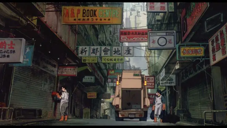 Suasana Kota Masa Depan Kota futuristik dalam anime