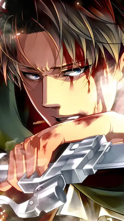 Pertarungan Manusia melawan Titan Gambar Attack on Titan