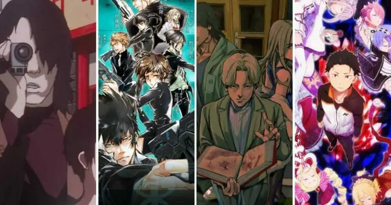 Daftar Anime Psikopat Terbaik Potongan gambar dari beberapa anime psikopat terbaik