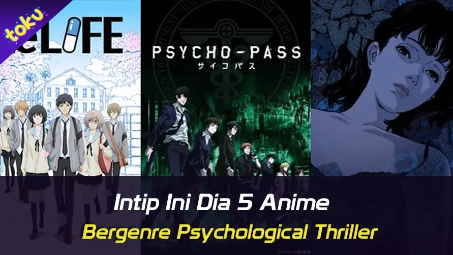 Berbagai karakter psikopat dari berbagai anime thriller psikologis Gambar berbagai karakter anime psikopat