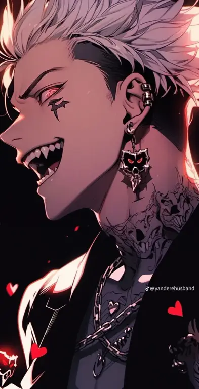 Ilustrasi karakter anime dengan kekuatan super Gambar karakter anime overpowered