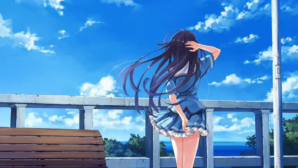 Anime dengan latar pemandangan yang indah dan menenangkan Pemandangan alam yang indah dan menenangkan dari anime