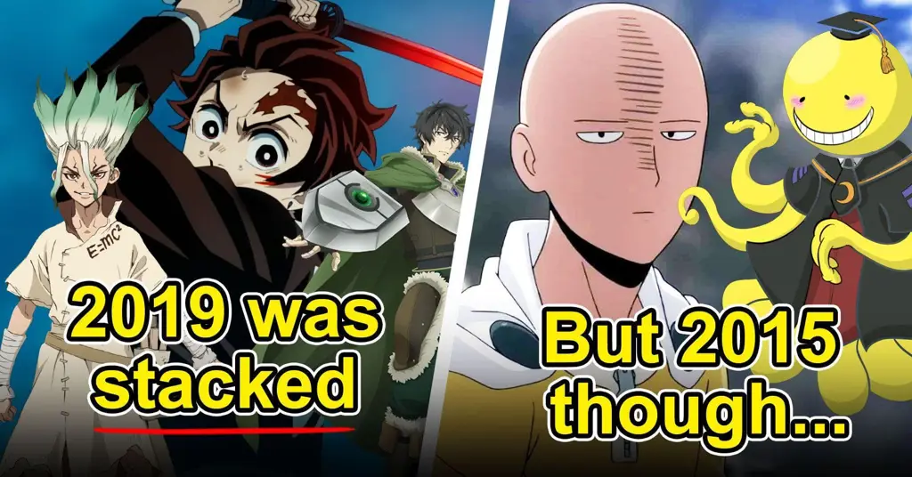 Rekomendasi Anime Terbaik Daftar anime terbaik tahun ini
