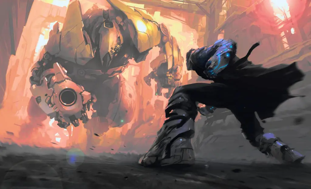 Pertarungan Epik Anime Overpowered Gambar adegan pertarungan anime yang epik
