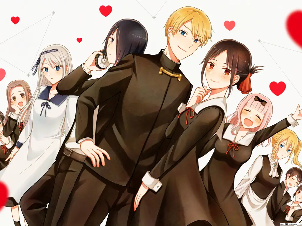 Gambar karakter dari anime Kaguya-sama: Love is War