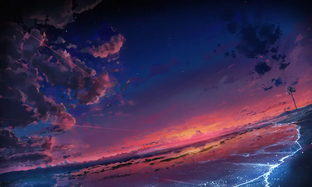 Pemandangan Menakjubkan dari Dunia Anime Gambar pemandangan indah dari anime