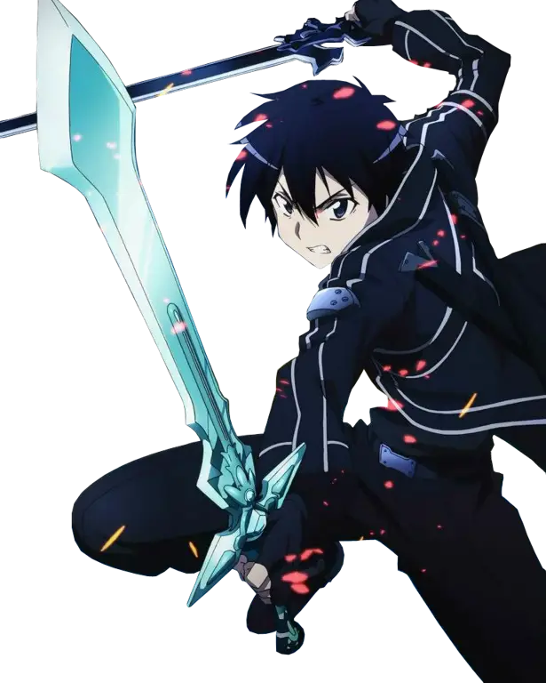 Karakter anime dengan pedang