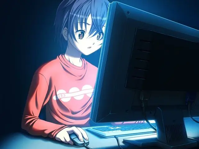 Menikmati Anime Bersama Teman Gambar berbagai karakter anime menonton TV bersama