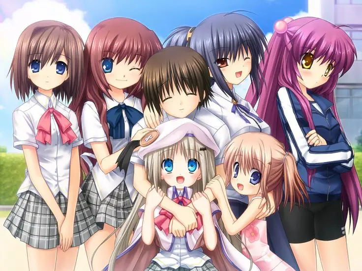 Diskusi Anime Bersama Teman Gambar sekelompok teman menonton anime bersama-sama
