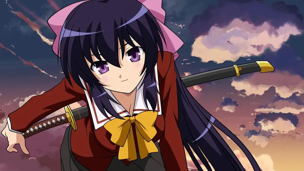 Seragam sekolah khas anime Gambar karakter anime dengan seragam sekolah