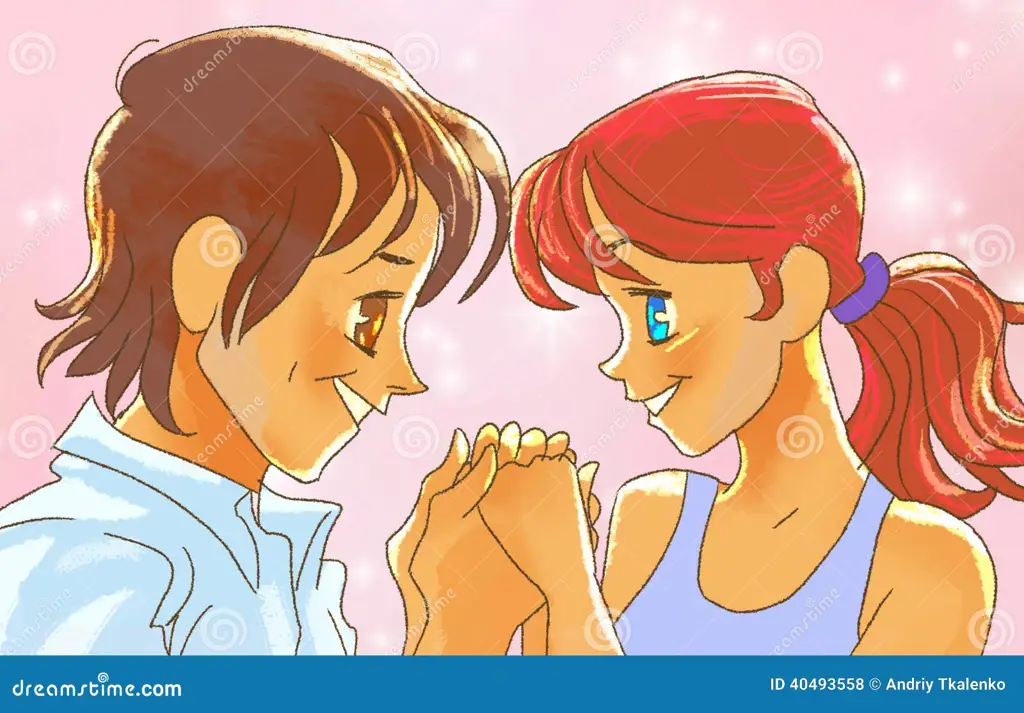 Kisah Cinta yang Manis Pasangan anime yang bahagia