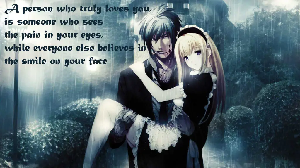 Kisah Cinta yang Menyentuh Hati Adegan romantis sedih dalam anime