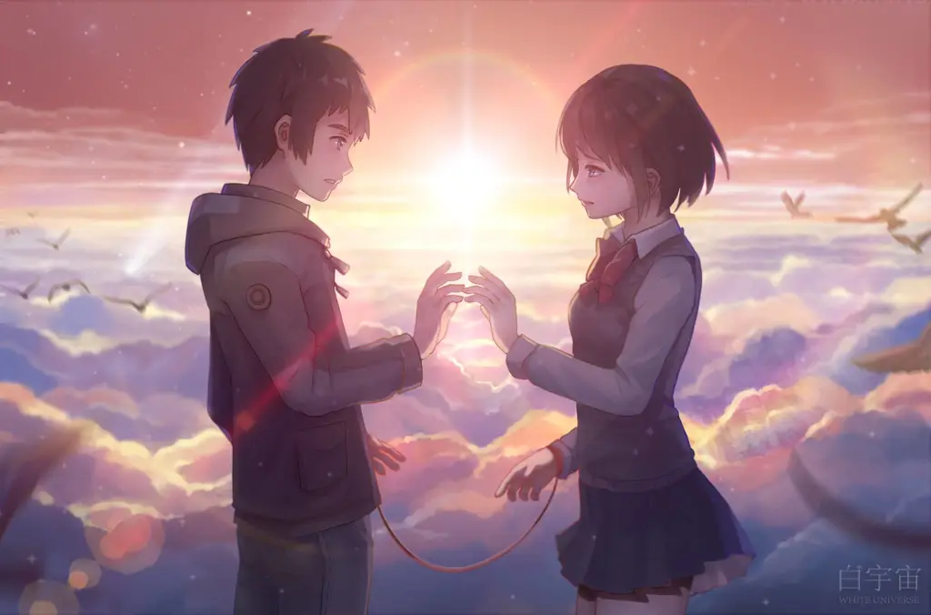 Momen Romantis dalam Anime Pilihan Gambar pasangan anime yang bahagia dan sedang berpelukan