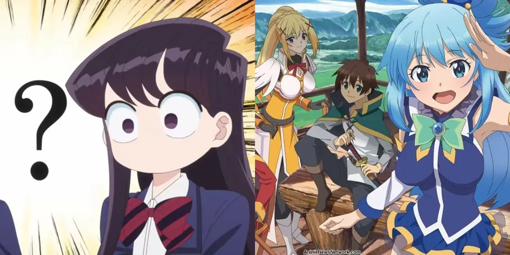 Momen komedi dalam anime Gambar adegan lucu dari anime.