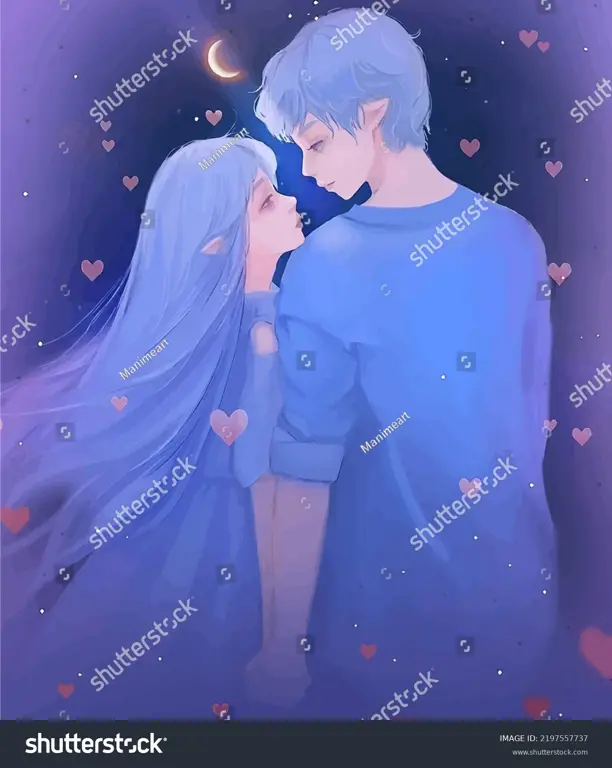 Akhir bahagia dalam anime Pasangan anime yang bahagia