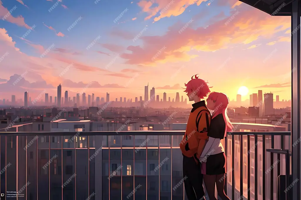 Momen Romantis dalam Anime Adegan romantis dari anime romance