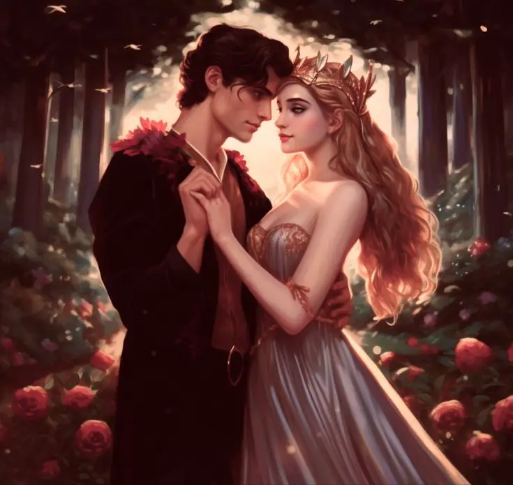 Petualangan Fantasi Romantis: Kisah Cinta di Dunia Lain Pasangan anime fantasi yang sedang berpetualang