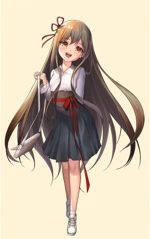 Karakter Anime Tersenyum Gambar karakter anime yang bahagia dan tersenyum