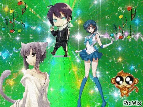 Nonton Bareng Teman Gambar orang-orang menonton anime bersama-sama