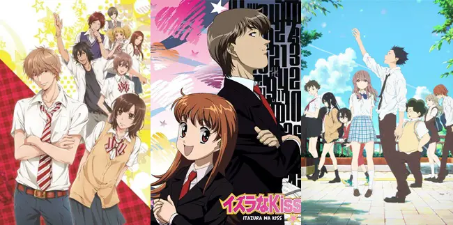 Suasana romantis di sekolah dalam anime Adegan romantis di sekolah anime