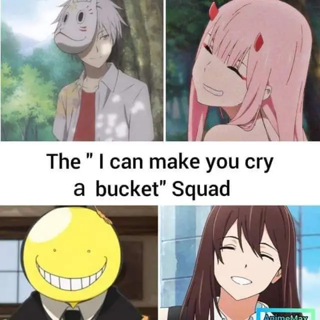 Adegan emosional dalam anime Karakter anime yang sedang menangis