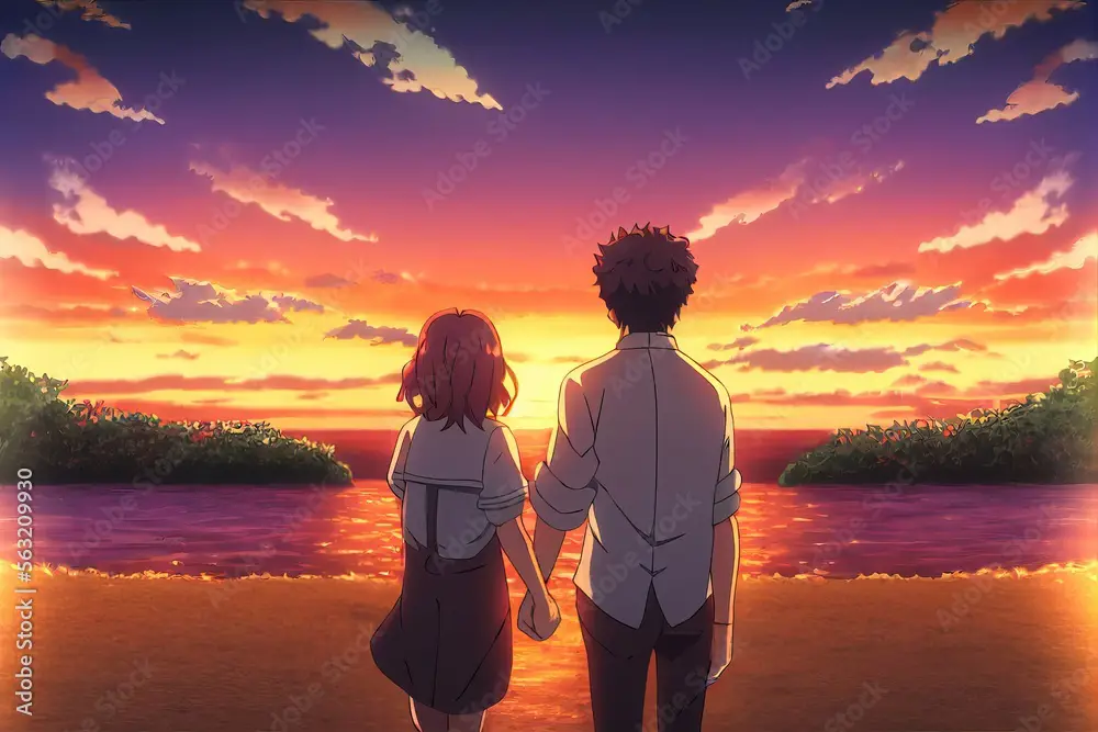 Akhir bahagia dalam anime Pasangan anime yang bahagia