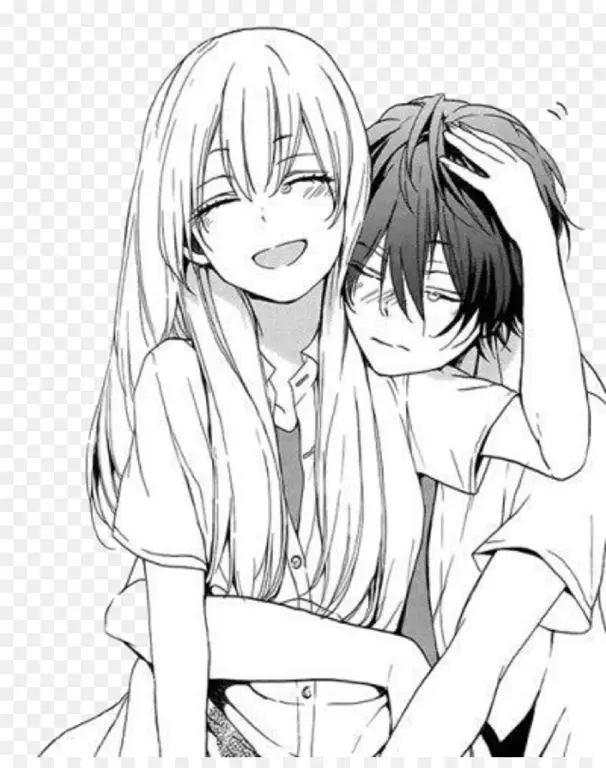 Keindahan kisah cinta dalam anime Pasangan anime yang sedang berpelukan