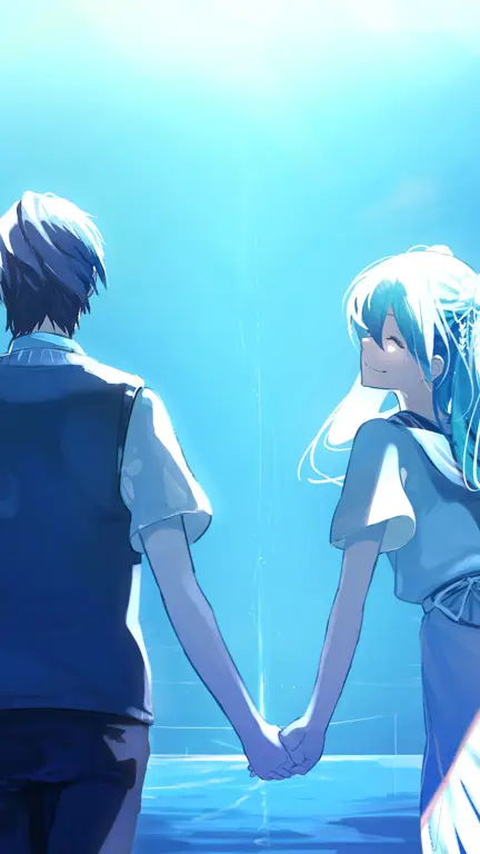 Karakter Anime yang Menggemaskan Gambar gadis dan laki-laki anime yang lucu