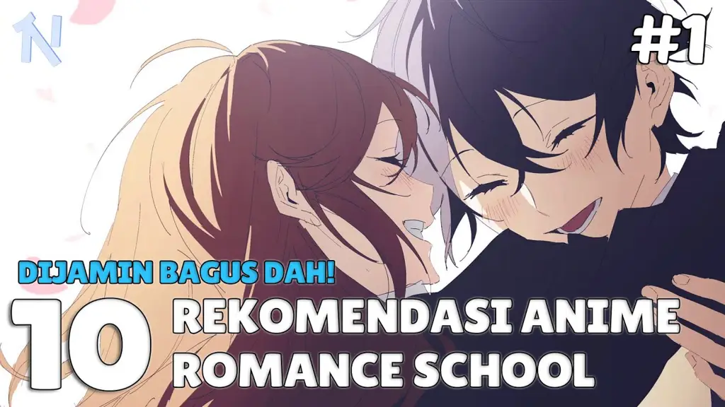 Festival Sekolah Romantis Anime Gambar festival sekolah anime dengan tema romantis