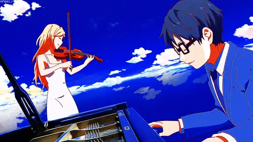 Your Lie in April: Kisah Cinta dan Musik yang Menyentuh Gambar adegan dari anime Your Lie in April