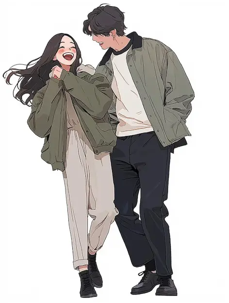 Pasangan anime yang selalu bikin tertawa Gambar pasangan anime yang lucu dan menggemaskan