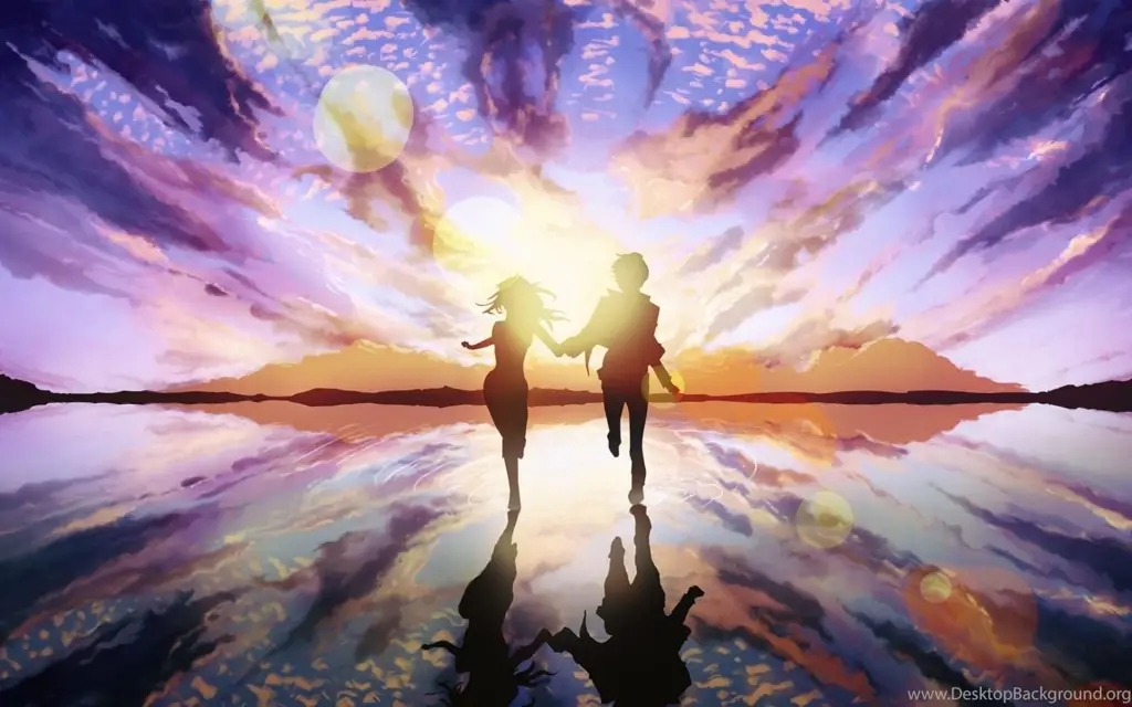 Pasangan Anime Favoritmu Gambar pasangan anime yang bahagia