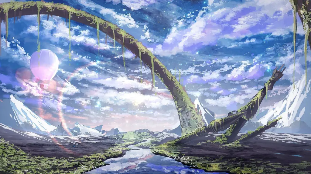 Keindahan alam dalam anime Pemandangan indah dalam anime