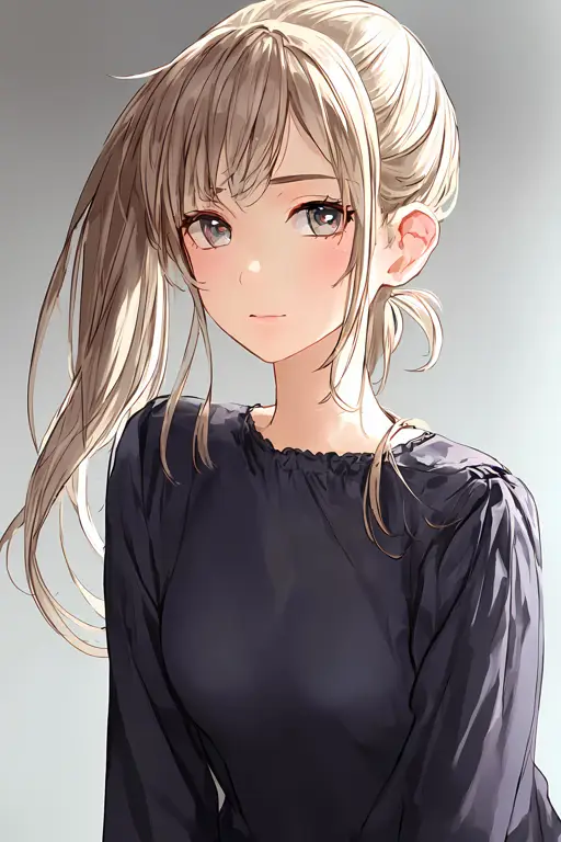 Gambar gadis anime yang menggemaskan
