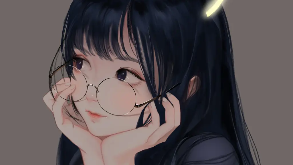 Ilustrasi gadis anime yang manis dan imut Gambar gadis anime yang lucu