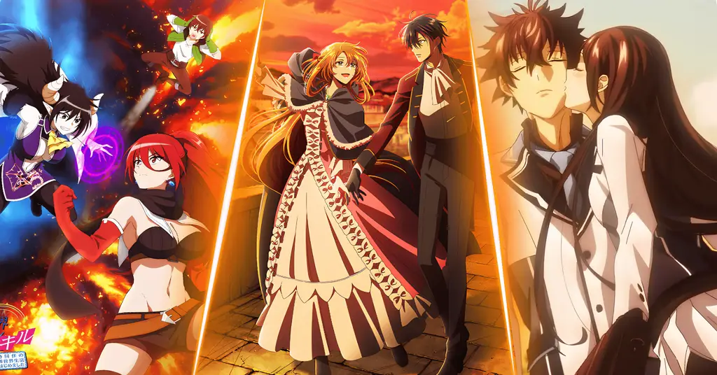 Adegan Romantis Terbaik dalam Anime Isekai Gambar adegan romantis terbaik dari anime isekai