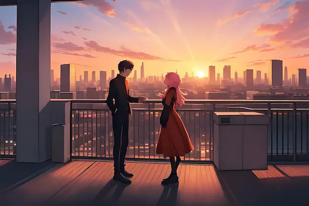 Adegan Romantis Anime Adegan romantis anime