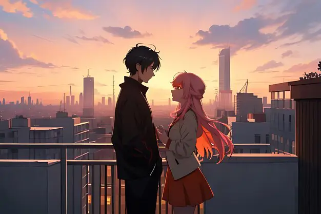Potongan adegan romantis dari berbagai anime Potongan adegan romantis dari berbagai anime