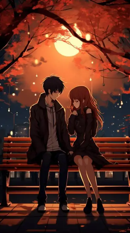 Adegan romantis anime yang bikin baper Pasangan anime dalam adegan romantis