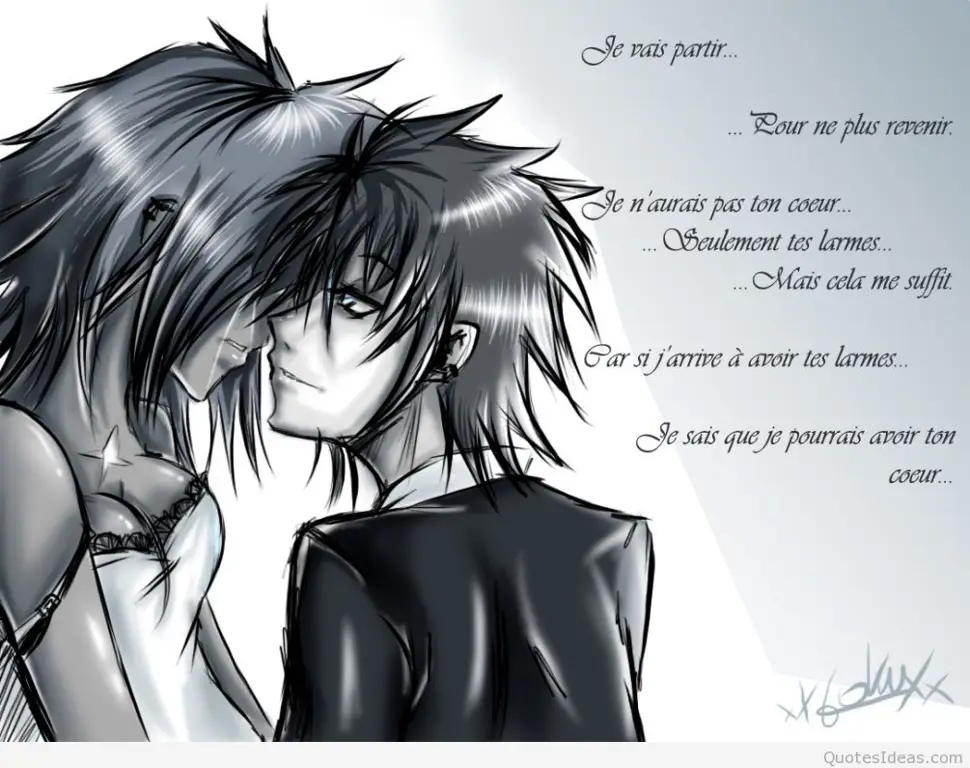 Anime romance yang menyentuh hati Gambar anime romance yang menyedihkan