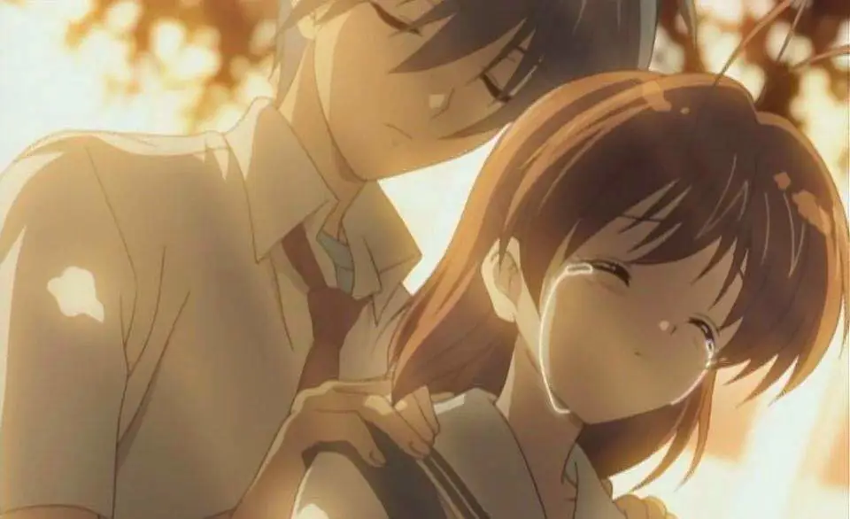 Adegan mengharukan Adegan sedih anime romance sekolah