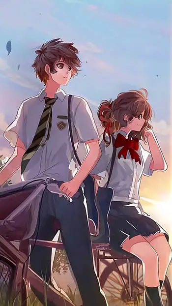 Momen Romantis di Sekolah: Kisah Cinta yang Tak Terlupakan Pasangan anime romantis di sekolah