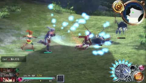 Screenshot gameplay game anime RPG bergenre action