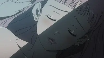 Adegan Romantis: Menikmati Setiap Momen Indah Adegan romantis dari anime, menunjukkan dua karakter yang saling menatap dengan penuh cinta