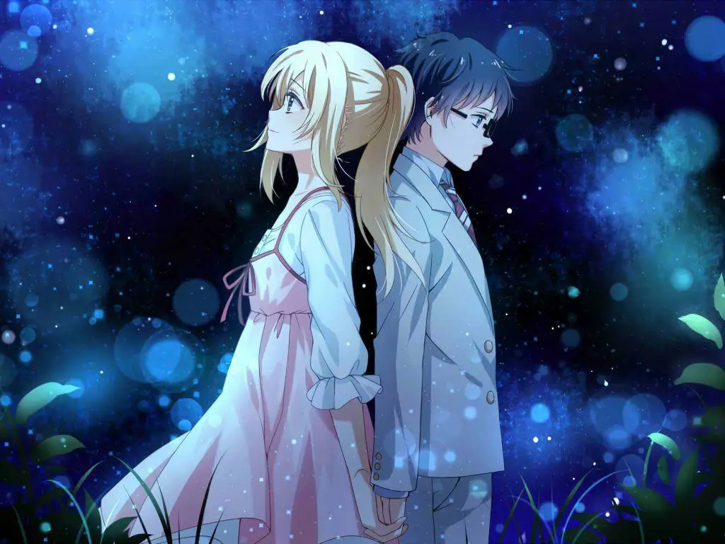 Momen menyedihkan dalam anime romance Pasangan anime yang sedang sedih
