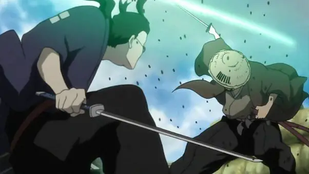 Anime dengan adegan pertarungan pedang dan sentuhan romantis Adegan pertarungan pedang dengan nuansa romantis