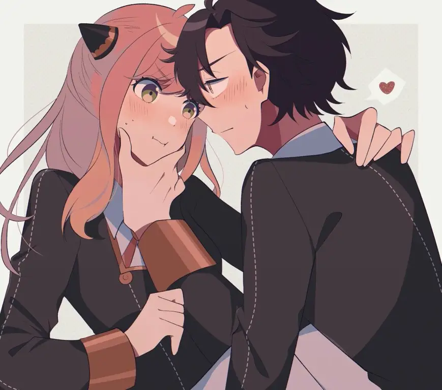 Momen manis pasangan anime tsundere Pasangan anime yang salah satu karakternya tsundere