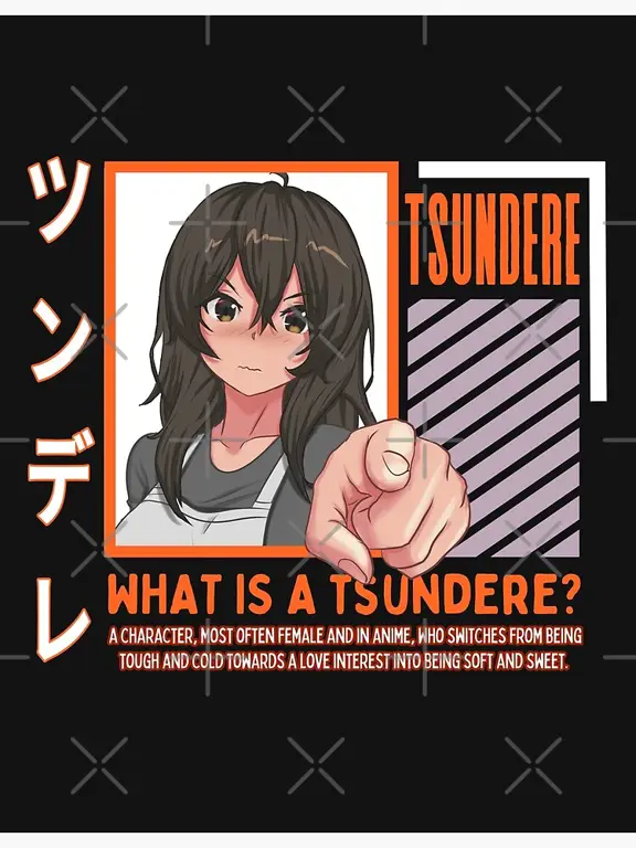 Berbagai desain karakter tsundere yang unik dan menarik Desain karakter anime tsundere