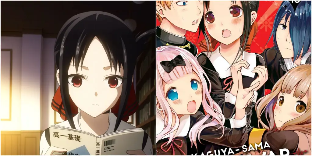 Gambar adegan lucu dari anime Kaguya-sama: Love is War
