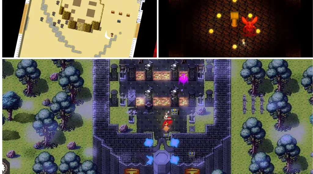 Cuplikan pertarungan dalam game RPG anime
